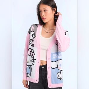 Hello Kitty & Friends cardigan Sweater Size Small New With Tags
